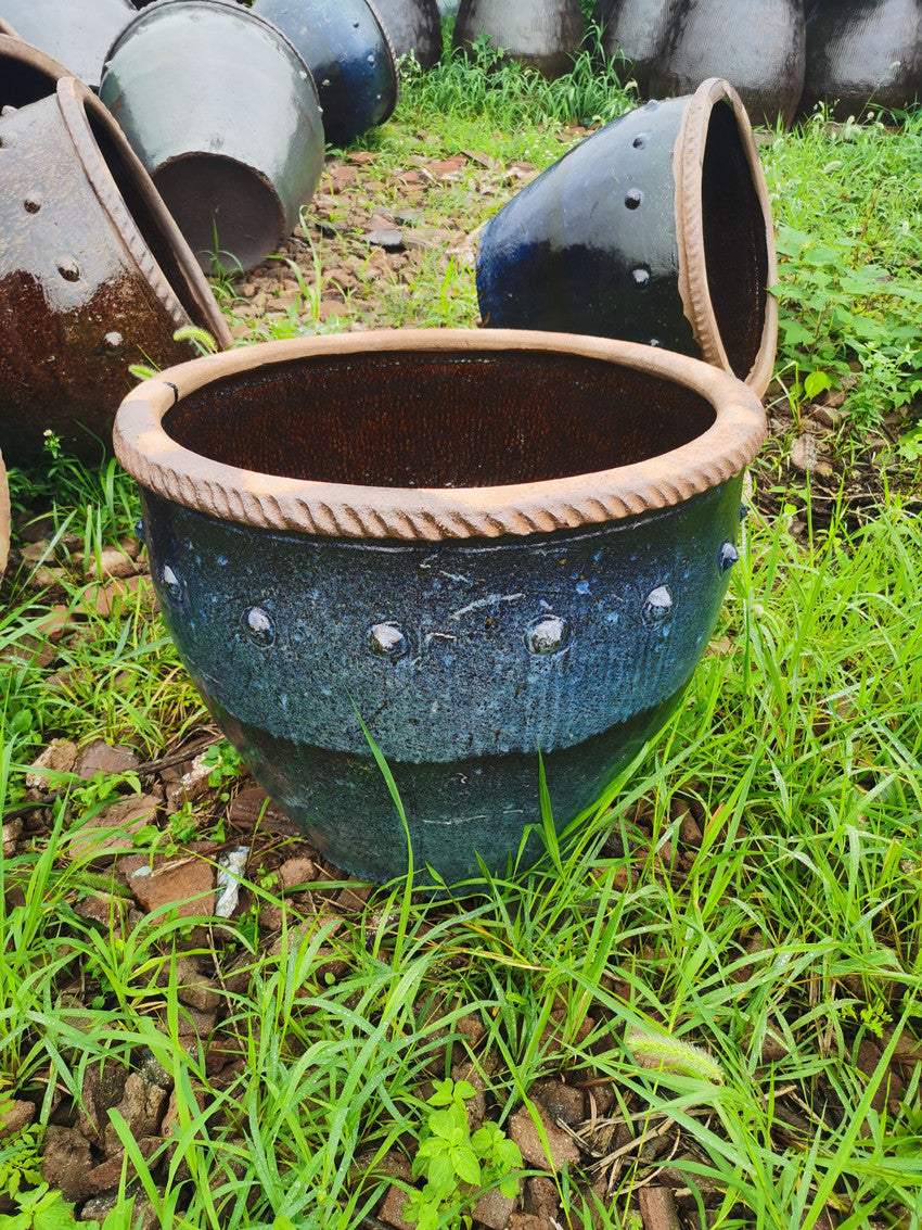 40#Guding lace tank/retro flower pot/garden flower pot/outdoor fish tank