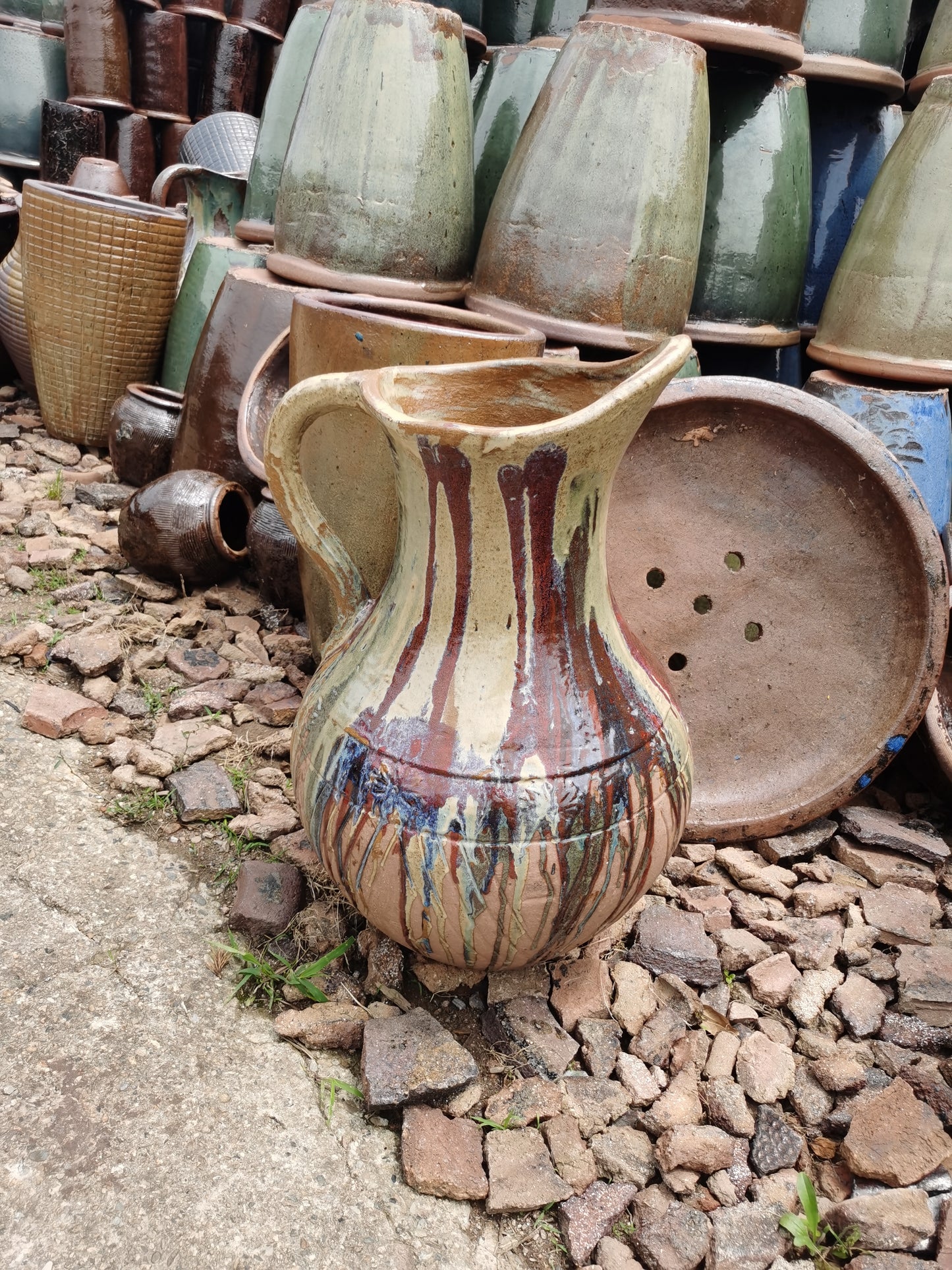 23#Teapot-shaped vase/flower arrangement in a vase/water feature pot/green plant pot