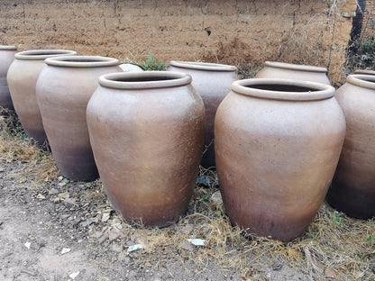 49#Large pottery altar/terracotta natural color pottery jar/hotel club decoration