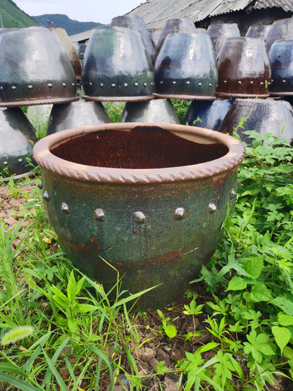 40#Guding lace tank/retro flower pot/garden flower pot/outdoor fish tank