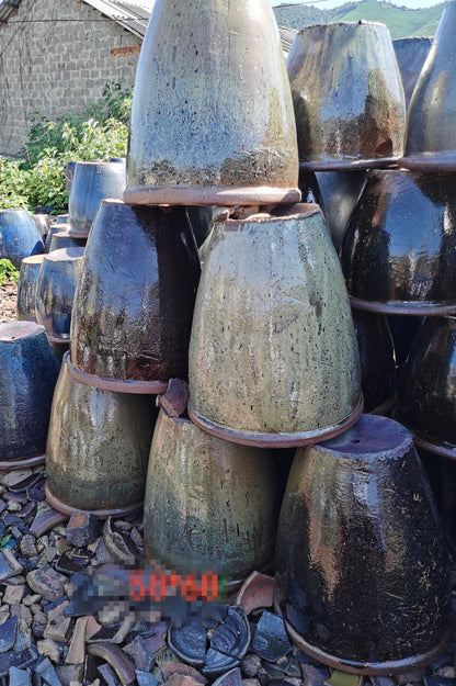 41#Large glossy tank/old-fashioned water tank/courtyard fish tank/garden flower pot