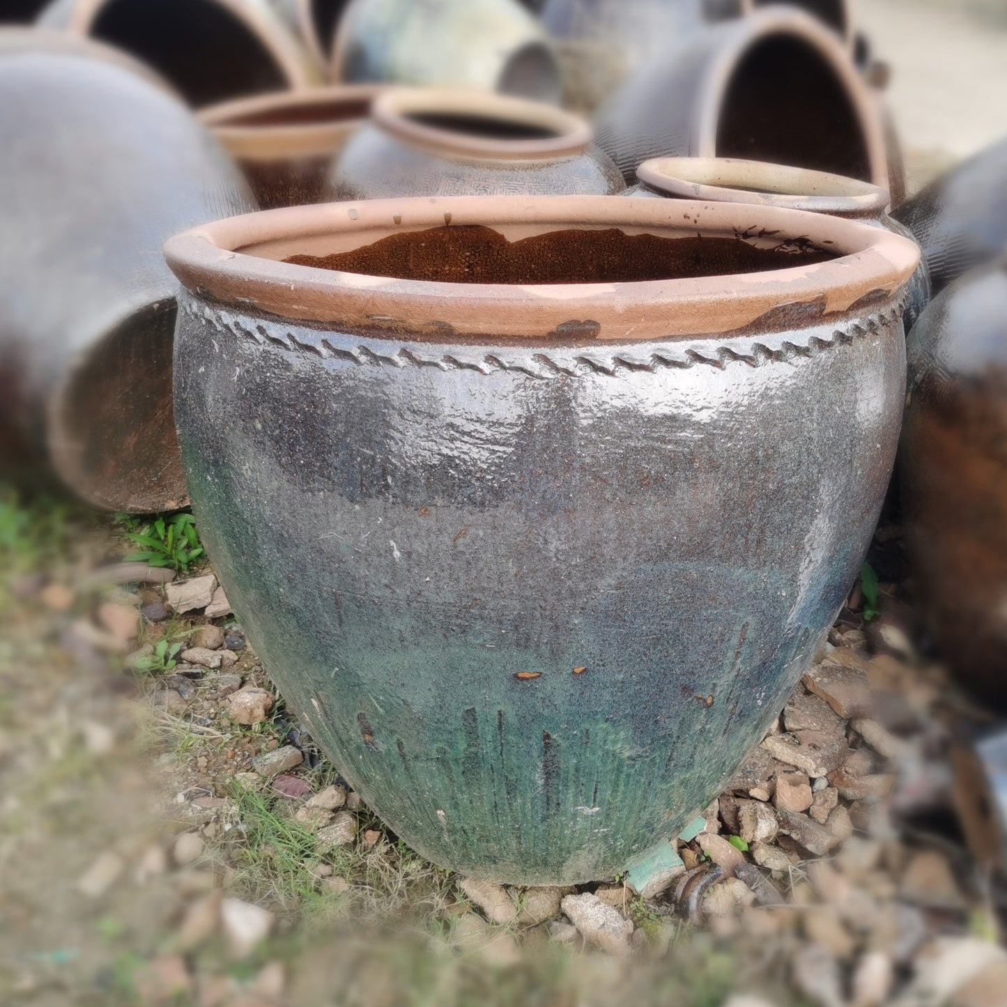 1#Garden courtyard landscaping decorative flower pot planting flower pot