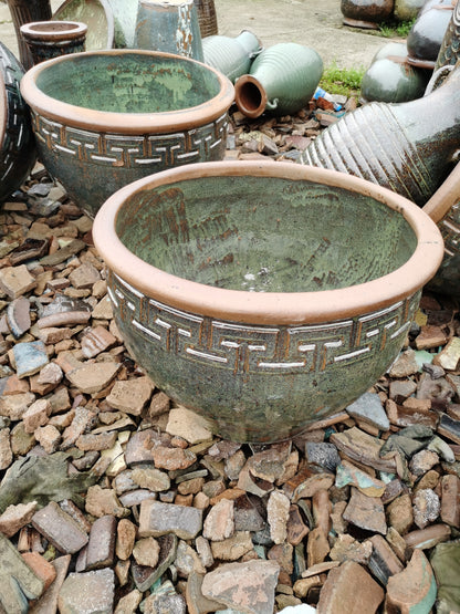 2#Garden courtyard landscaping decoration water tank planting flower pot fish tank