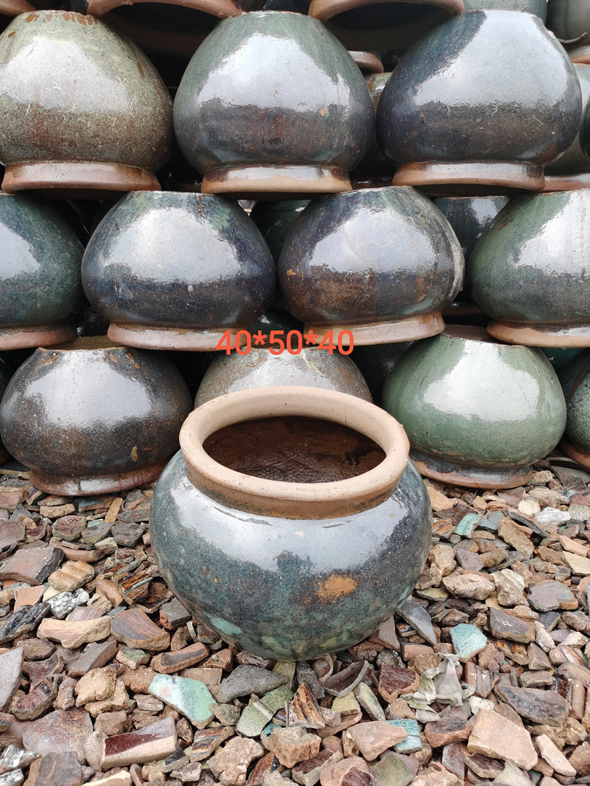 16#Big belly fish tank/chubby tank/tank for growing lotus/hydroponic plant landscaping tank
