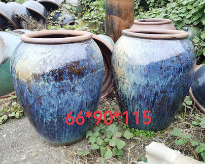 49#Large pottery altar/terracotta natural color pottery jar/hotel club decoration